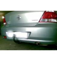 Фаркоп для Nissan Almera Classic 2007-2013 съемный крюк на двух болтах 1200кг Автос