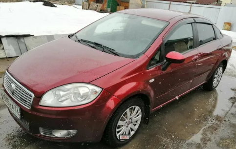 Дефлекторы окон (ветровики) Fiat Linea Sd (323) 2007"EuroStandard" (Фиат Линеа) Кобра Тюнинг