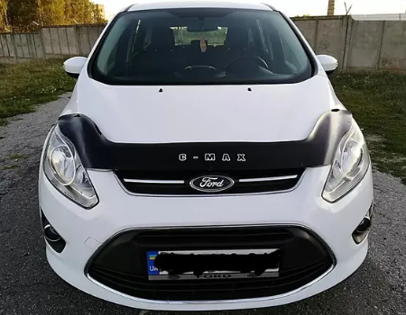 Дефлектор капота (мухобойка) FORD C-MAX с 2010 г.в. (Форд Ц-Макс) Вип Тюнинг