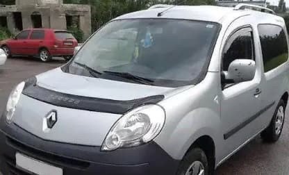 Дефлектор капота (мухобойка) Renault Kangoo с 2007 г.в. (Рено Кангу) Вип Тюнинг